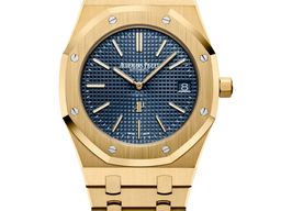 Audemars Piguet Royal Oak Jumbo 15202BA.OO.1240BA.01 (2025) - Blue dial 39 mm Yellow Gold case