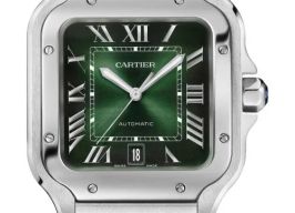 Cartier Santos WSSA0062 (2026) - Green dial 40 mm Steel case
