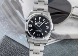Rolex Explorer 124270 (Unknown (random serial)) - Black dial 36 mm Steel case