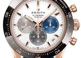 Zenith Chronomaster Sport 18.3100.3600/69.C920 (2026) - Wit wijzerplaat 41mm Roségoud