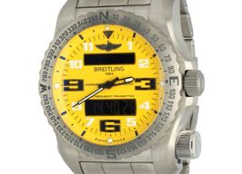 Breitling Emergency E76325 (2014) - Geel wijzerplaat 51_MM Titanium