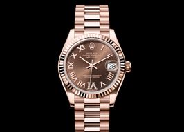 Rolex Datejust 31 278275 (2022) - Brown dial 31 mm Rose Gold case