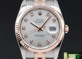 Rolex Datejust 36 116231 (2006) - Silver dial 36 mm Gold/Steel case