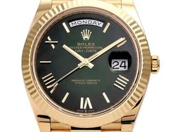 Rolex Day-Date 40 228238 (2025) - Green dial 40 mm Yellow Gold case
