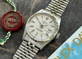 Rolex Datejust 36 16014 (1979) - Zilver wijzerplaat 36mm Staal