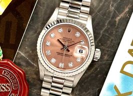 Rolex Lady-Datejust 69179 (1997) - Pink dial 26 mm White Gold case