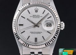 Rolex Datejust 1601 (1976) - Zilver wijzerplaat 36mm Staal