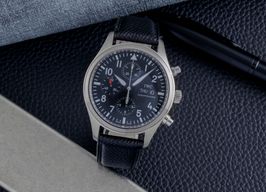 IWC Pilot Chronograph IW371701 (2010) - Black dial 42 mm Steel case