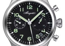Breguet Type XX - XXI - XXII 2057ST/92/3WU (2026) - Black dial 42 mm Steel case