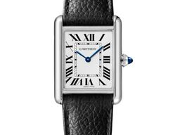 Cartier Tank WSTA0090 (2025) - Zilver wijzerplaat 33mm Staal