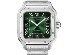 Cartier Santos WSSA0062 (2026) - Green dial 40 mm Steel case