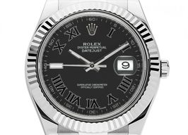 Rolex Datejust II 116334 (2015) - Zwart wijzerplaat 41mm Staal