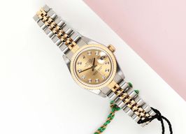 Rolex Lady-Datejust 79173 (2004) - Champagne dial 26 mm Gold/Steel case