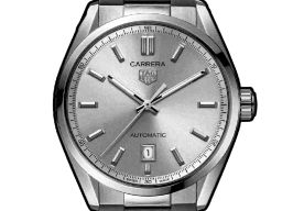 TAG Heuer Carrera Calibre 5 WBN2111.BA0639 (2025) - Grey dial 39 mm Steel case