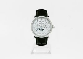 Blancpain Villeret Complete Calendar 6685-1127-55B (2025) - White dial 41 mm Steel case