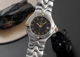 Ebel Sportwave 6087621 (1998) - Black dial 29 mm Steel case