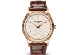 Patek Philippe Calatrava 6119R-001 (2025) - Zilver wijzerplaat 39mm Roségoud