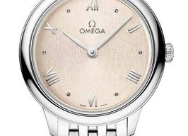Omega De Ville 434.10.28.60.09.001 (2026) - Beige wijzerplaat 28mm Staal