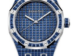 Audemars Piguet Royal Oak Selfwinding 15554BC.SS.1274BC.01 (2025) - Blue dial 37 mm White Gold case