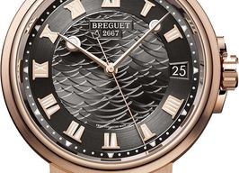 Breguet Marine 5517BR/G3/9ZU (2026) - Grijs wijzerplaat 40mm Roségoud