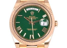 Rolex Day-Date 40 228238 (2021) - Groen wijzerplaat 40mm Geelgoud