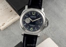 Panerai Luminor Marina Automatic PAM00086 (Onbekend (willekeurig serienummer)) - Blauw wijzerplaat 44mm Staal