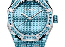 Audemars Piguet Royal Oak Selfwinding 15554BC.TO.1274BC.01 (2025) - Blue dial 37 mm White Gold case