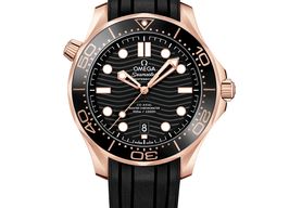 Omega Seamaster Diver 300 M 210.62.42.20.01.002 (2025) - Black dial 42 mm Rose Gold case