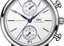 IWC Portofino Chronograph IW391407 (2025) - Zilver wijzerplaat 39mm Staal