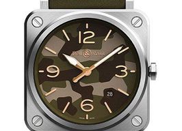 Bell & Ross BR S BRS-CK-ST/SCA (2024) - Groen wijzerplaat 40mm Staal