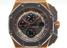 Audemars Piguet Royal Oak Offshore Chronograph 26568OM.OO.A004CA.01 (2014) - Grey dial 44 mm Rose Gold case