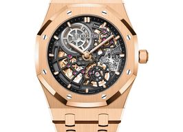 Audemars Piguet Royal Oak Jumbo 16204OR.OO.1240OR.01 (2025) - Transparant wijzerplaat 39mm Roségoud