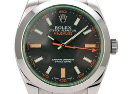 Rolex Milgauss 116400GV (2010) - Black dial 40 mm Steel case