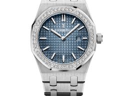 Audemars Piguet Royal Oak Lady 67651IP.ZZ.1261IP.01 (2025) - Blauw wijzerplaat 33mm Titanium