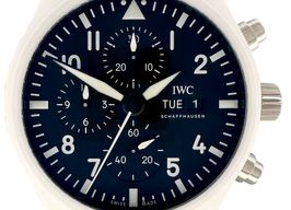 IWC Pilot Chronograph Top Gun IW389105 (2022) - Zwart wijzerplaat 45mm Keramiek