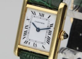 Cartier Tank Louis Cartier 7808 (1980) - White dial 21 mm Yellow Gold case