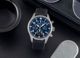 IWC Pilot Chronograph IW377709 (Unknown (random serial)) - Black dial 43 mm Steel case