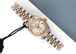 Rolex Lady-Datejust 69173 (1997) - White dial 26 mm Gold/Steel case