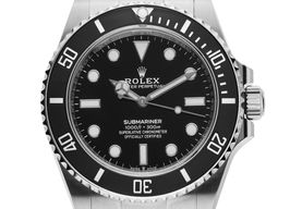 Rolex Submariner No Date 114060 (2014) - Black dial 40 mm Steel case