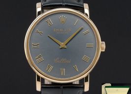 Rolex Cellini Time 5115 (2015) - Grijs wijzerplaat 32mm Geelgoud