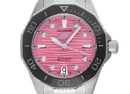 TAG Heuer Aquaracer Lady WBP231J.BA0618 (2025) - Roze wijzerplaat 36mm Staal