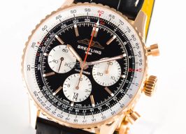 Breitling Navitimer 1 B01 Chronograph RB0138211B1P1 (2026) - Black dial 43 mm Red Gold case