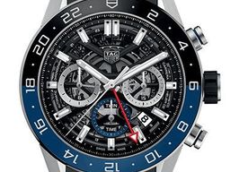 TAG Heuer Carrera CBG2A1Z.FT6157 (2024) - Zwart wijzerplaat 45mm Staal