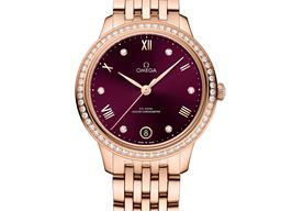 Omega De Ville 434.55.34.20.61.001 (2025) - Red dial 34 mm Rose Gold case