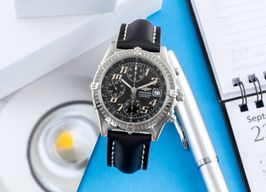 Breitling Blackbird A13350 (2002) - Zwart wijzerplaat 40mm Staal