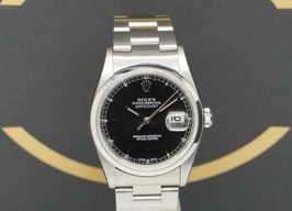Rolex Datejust 36 16200 (2002) - Black dial 36 mm Steel case