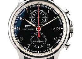 IWC Portuguese Yacht Club Chronograph IW390210 (2013) - Black dial 45 mm Steel case