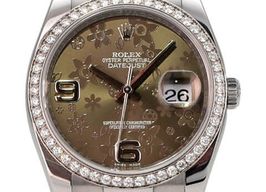 Rolex Datejust 36 116244 (Unknown (random serial)) - Bronze dial 36 mm Steel case