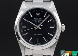 Rolex Air-King 14000 (1999) - Black dial 34 mm Steel case