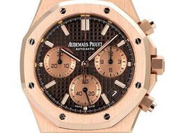 Audemars Piguet Royal Oak Chronograph 26239OR.OO.D821CR.01 (2022) - Brown dial 41 mm Rose Gold case